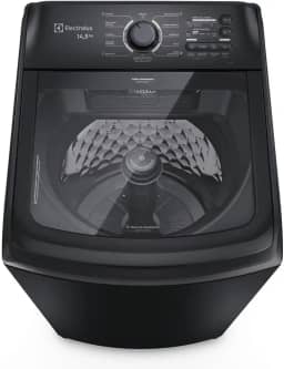 Electrolux Máquina de Lavar Electrolux 14,5kg Preta Efficient Cesto Inox, Jet&Clean e Filtro Fiapos (LEP15) 220V