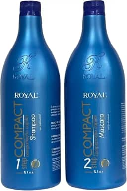 Compact, Kit Shampoo e Selagem Termica sem Formol, 1L