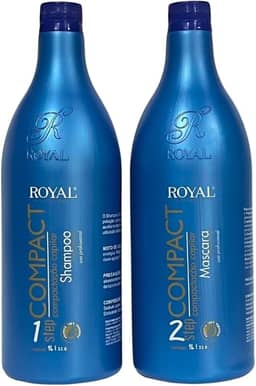 Compact, Kit Shampoo e Selagem Termica sem Formol, 1L