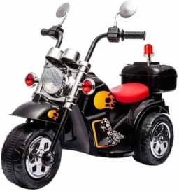 Domni - Moto Elétrica Infantil Com Som 6v Preta Domni