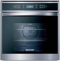 Forno de Embutir Elétrico Brastemp 84 Litros Cor Inox com Convecção e Termômetro Meat Control - BOT84AR 220V