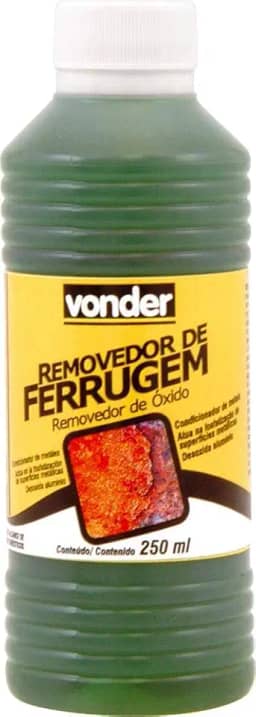 Removedor De Ferrugem 250 Ml Vonder.