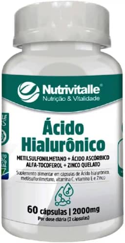 Ácido Hialurônico 60 Capsulas Nutrivitalle
