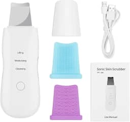 Peeling Ultrassônico 2 Em 1 Limpeza Pele Lifting Ionização