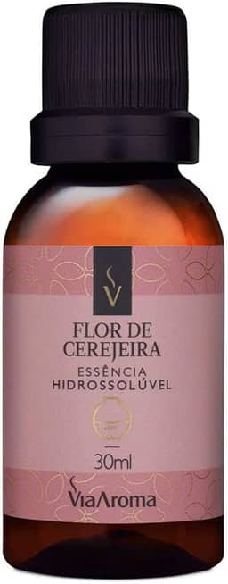 Essência Hidrossolúvel Flor de Cerejeira Via Aroma - 30ml