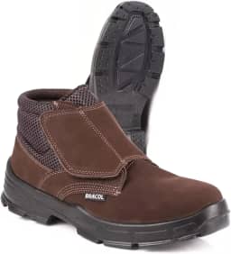 Bota Botina Segurança Epi Amarrar Bracol Marluvas