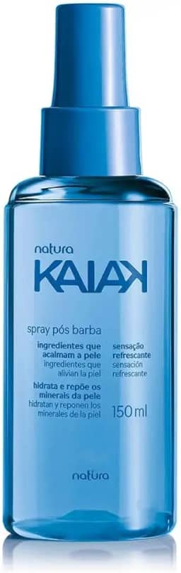 Kaiakk Spray Pós Barba, Sensação Refrescante, Hidrata e Repõe Minerais, 150ml
