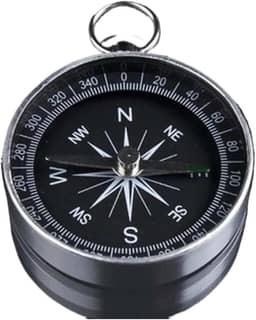 Bússola Metal Alta Precisão Original 40mm Portátil e Bolso