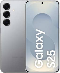 Celular Samsung Galaxy S25 5G, 256GB, 12GB RAM, Câmera Tripla de 50+12+10, Tela Grande de 6.2", Prata