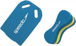 Kit Natação Speedo Prancha e Flutuador Swim Pullbuoy Treinamento e Fortalecimento