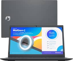 Notebook Positivo Motion C 14 Celeron 4GB 128GB Tela 14.1" Windows 11 Home, Cinza - com Ring Light e Alexa Integrada - C4128G-14