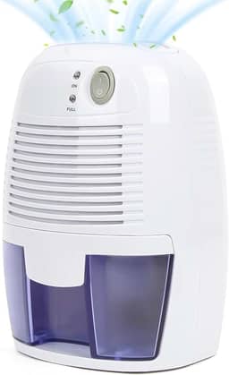 22 * 15 * 13 cm Desumidificador de Ar, 500ml Desumidificador de Ar Antimofo, Ideal para Quartos, Guarda-Roupas e Escritórios - Elimina Umidade, Odores e Fungos- Bivolt