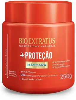 Máscara Bio Extratus +Proteção 250g – Hidratação Profunda, Antipoluição e Brilho Imediato