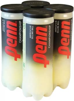 Penn Championship Bolas de tênis pressurizadas de feltro extra resistente
