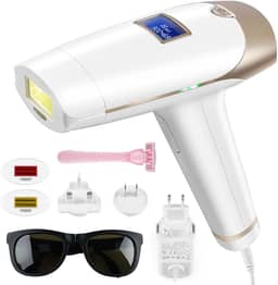 Depilador Laser, Depilador Laser 110-220V, Depilação Permanente Luz Pulsada, Depilação Profissional em Casa