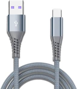 USB C para (para cabo Lightning), cabo de carregamento rápido de 1,8 m para iPhone 14/13/12/11/XS/XR/X/8/iPad, cinza