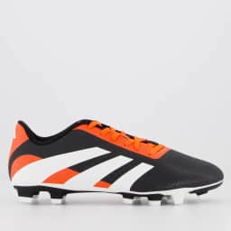 Chuteira Adidas Predator Artilheira 24.5 FG Campo Preta e Vermelha