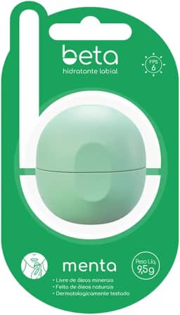 Beta Hidratante Labial - Menta 9,5g