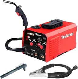 Máquina de Solda Tekna TW130I-MIGMMA 220V | MIG/MMA, 120A, Leve e Portátil, Para Arame sem Gás até 1kg