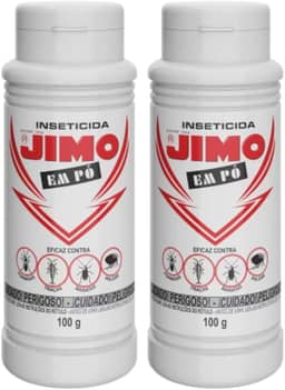Kit com 2 Inseticida Jimo em Pó Elimina Formigas Traças Baratas Pulgas Formigas De Longa Duração