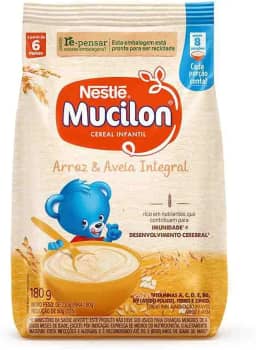 Mucilon Arroz e Aveia Sachet 180g