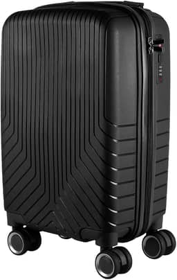 Mala de bordo em Polipropileno 4 rodas 360º - AeroMalas Sérvia (Preto)