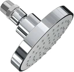 Chuveiro de Teto Redondo, ABS Cromado, 10cm de Diâmetro, Sistema de Jatos Múltiplos