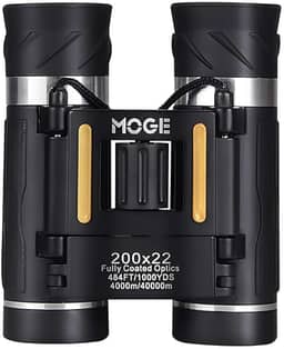 Binóculos Profissional Hd 200x22 30.000m & Visão Noturna,Binóculos