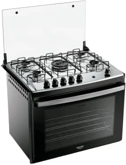 Fogão 5 Bocas Embutir Dako Supreme Mesa de Inox Bivolt