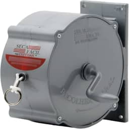 Varal Recolhível Trevisan Retrátil De Parede 30m Grafite Seca Fácil