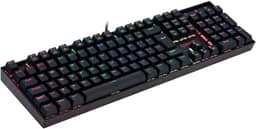 Redragon, Teclado Mecânico Gamer Mitra RGB (Switch Outemu Blue) - Preto
