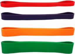 Kit Mini Super Band 4 Intensidade Extensor Elástico Circular