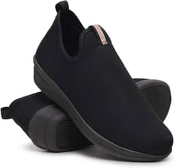 Tênis Sapatênis Feminino Anabela Ortopédico Antistress Macio