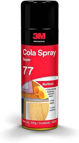 3M, Industrial, Adesivo Spray 77, Lata, 330 g