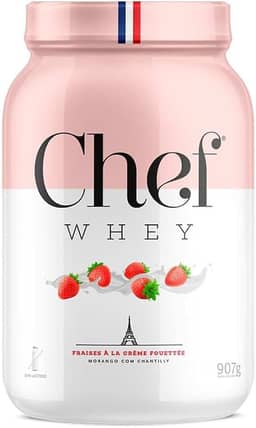 Chef Whey Protein Zero Lactose 907g- Chef Whey (907g, Morango)