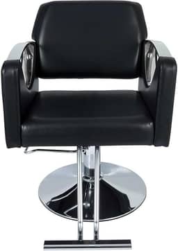 Cadeira Hidráulica Salão Barbeiro Pelegrin Pel-04aa Preto
