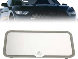 Espelho De Led Para Carro 3 Tons Usb Quebra Sol Maquiagem