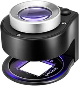 Lupa De Mão Portátil Conta Fios Com Lente De Vidro Ótico Zoom 30x Tomóvi