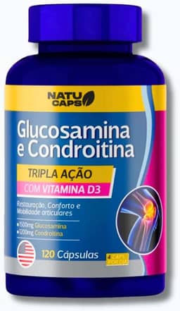 Glucosamina 1500mg Condroitina 1200mg Importado 120 Cápsulas