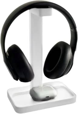 Suporte para headset e Fone De Ouvido Gamer. (Branco)