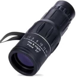 Monóculo Tático 16x52 com Alcance de Até 8km | Luneta Portátil de Alta Nitidez | Visão Ampliada para Camping, Trilhas, Caça e Observação