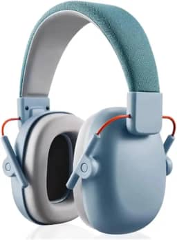 Abafador de Ruídos Infantil, Protetor Auricular para Autismo, Fone Anti-Ruído, Azul