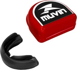 Muvin Protetor Bucal Profissional – Moldável – Com Estojo – Proteção - Lutas – Esportes de Contato - Artes Marciais – Boxe – Muay Thai – Jiu Jitsu – Judô – Karate – Taekwondo – Kung Fu - MMA - Unissex