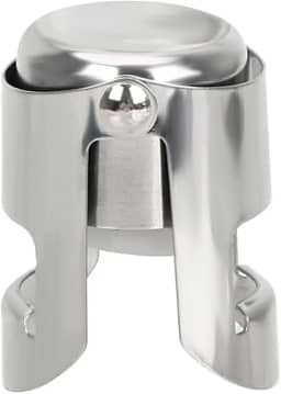 Tampa a Vácuo em Inox para Garrafa de Vinho e Champagne Rolha Reutilizável com Vedação Hermética