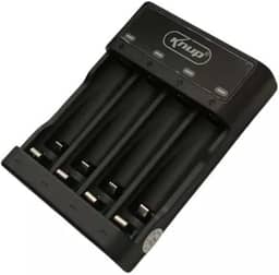 Carregador De Pilhas Aa/aaa Led Indicador Type-c Knup
