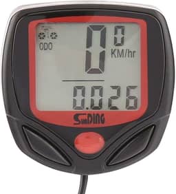 Velocímetro e Odômetro Digital com Fio para Bicicleta - Monitor de Velocidade e Distância para Ciclistas