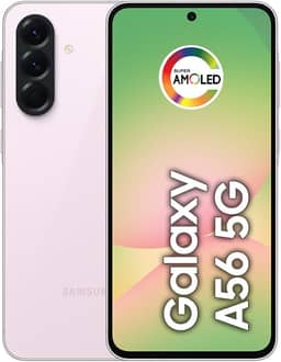 Smartphone Samsung Galaxy A56 5G 256GB, 8GB RAM, Câmera 50MP, IP67, Super AMOLED 6.7", Recursos AI, Rosa