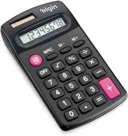 Calculadora de Bolso 8 Dígitos CB 1485 Preta Elgin
