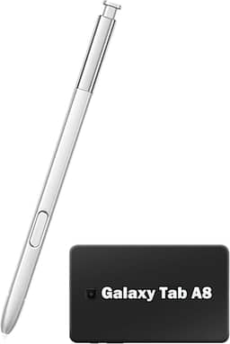 Caneta Stylus Galaxy Tab A8 para Samsung Galaxy Tab A8 S para Samsung Galaxy Tab A8 SM-T290, SM-T387 S, caneta de substituição para Galaxy Tab A8 S sem Bluetooth (prata)