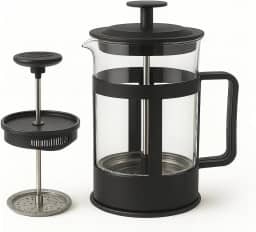 Cafeteira de Prensa Francesa de Vidro 600ml